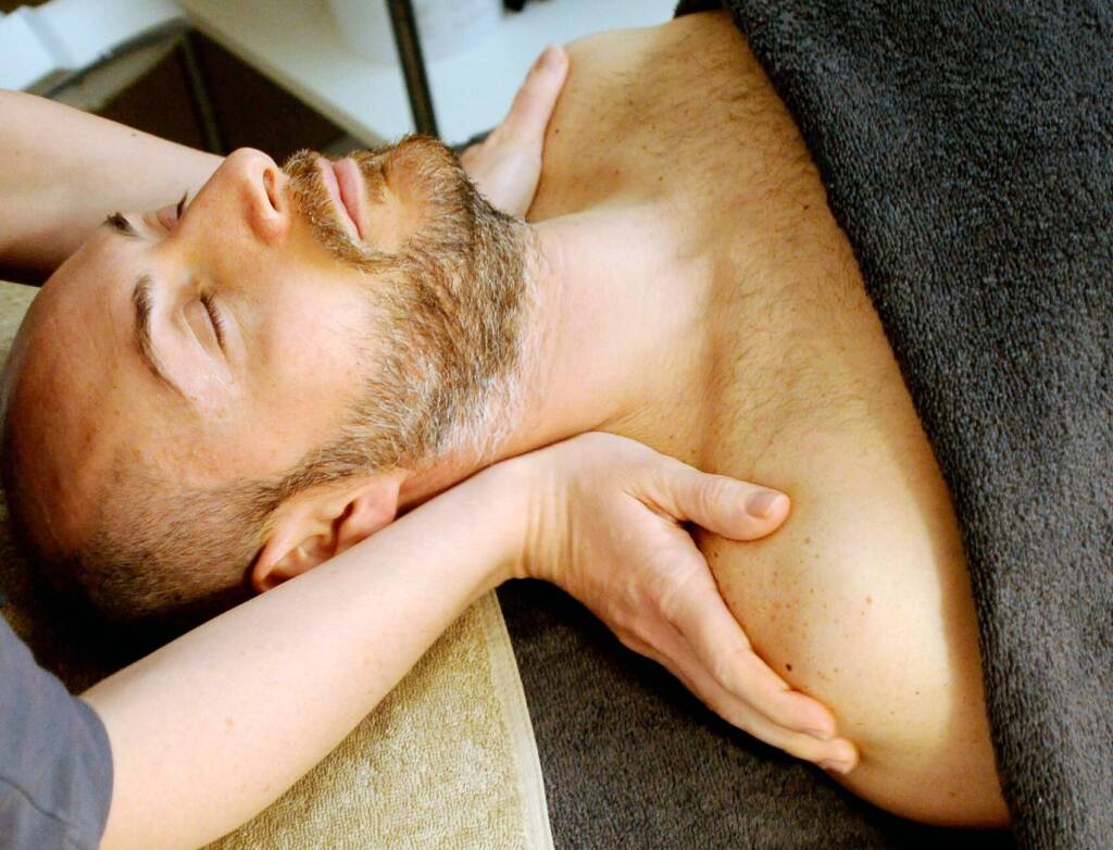 Schouder- nek- en rugmassage